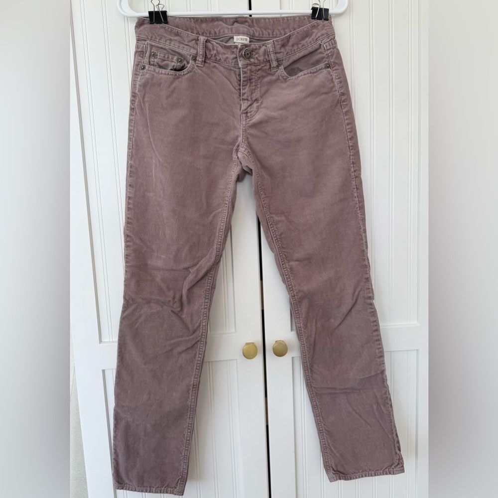 J. Crew Mauve Corduroy Pants - size 25 Short